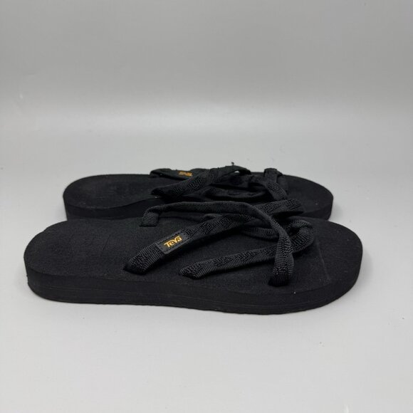 Teva Shoes - Teva Flip Flops Thong Sandals Olowahu Mush Black Gladiator 6840 Women's Size 6
